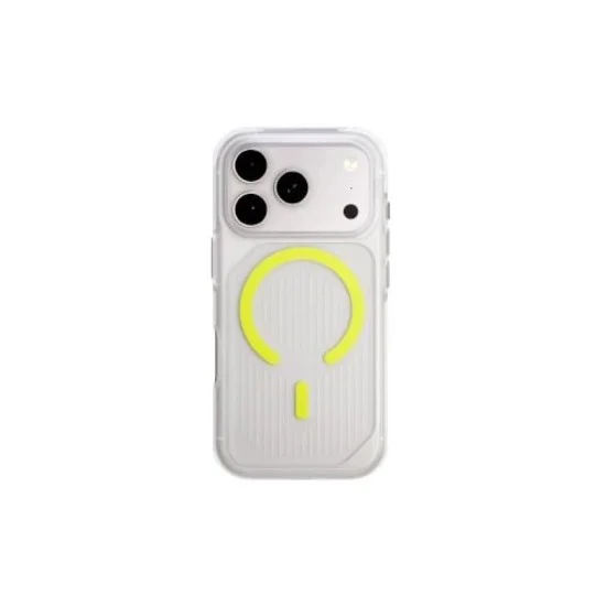 Uniq Hybrid Iphone 17 Pro (2025) 6.3 Magclick Charging Combat Active - Frost Clear
